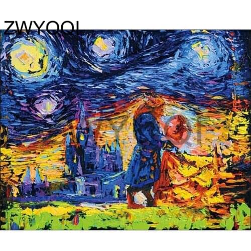 Full Square Diamond painting Cross stitch scenery painting 5D DIY Diamond embroidery Full Round Diamond mosaic scenery painting