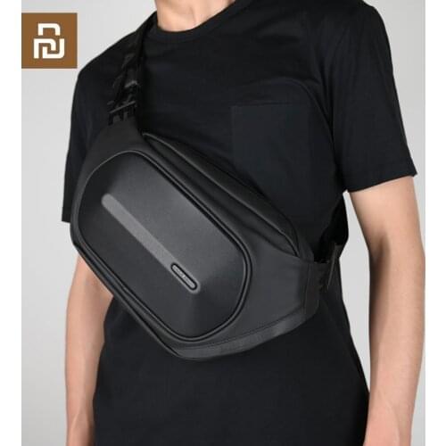 Youpin TAJEZZO P11S Crossbody Bag Men Chest Pack Bags Hard Shell Waterproof Male Leisure Shoulder Messenger Bags for Short Trip