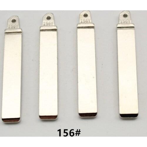 VVDI OEM 10Pcs 156# Metal Uncut Flip Remote Key Blade For Kia K5 For Hyundai Verna