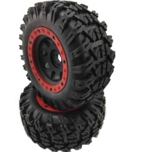 1 Pair 17mm Big Tires without Paste for 1/7 TRAXXAS UDR UNLIMITED DESERT RACER RC Car Parts Accessories