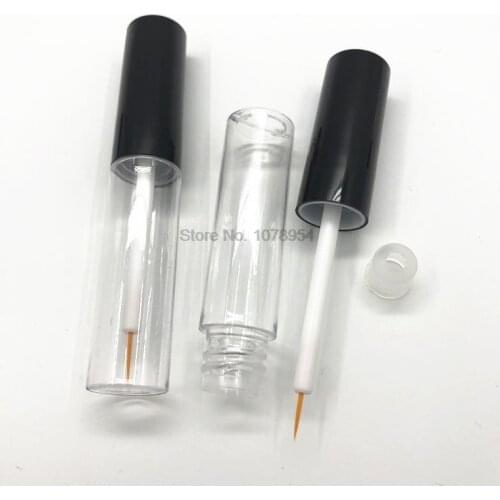 1000pcs 8ml Black Lip Empty Cosmetic Oil Refillable Tube Liquid Lipstick Storage Bottle Wholesale hot