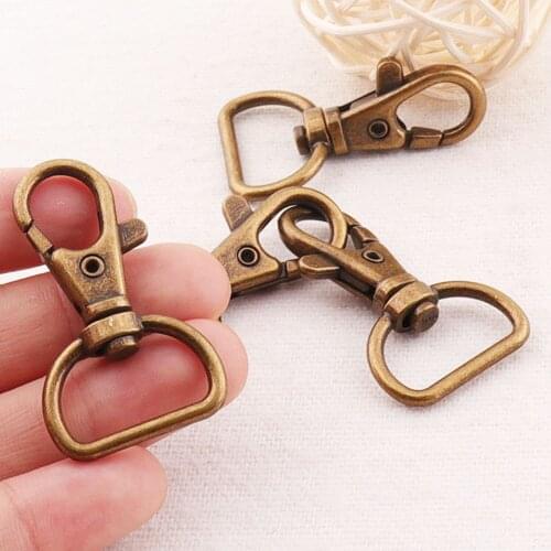 20 pcs Antique Bronze Lobster Swivel Clasps Bag Purse Strap Handbag Hook Swivel Snap Purse Hook -20mm*42mm