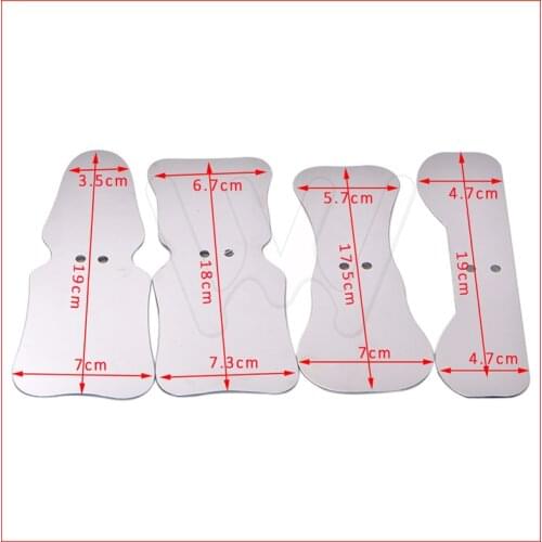 4pcs Dental Orthodontic Reflector Mirror One-side Stainless steel Dental Photography Mirrors Dental Tools Dentistry