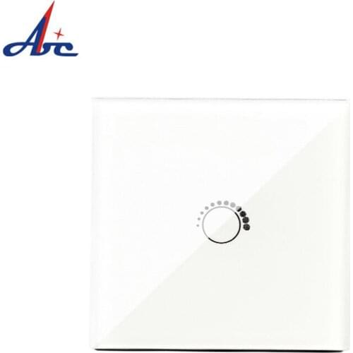 UK Standard 2 Way Touch ON-OFF Switch 1 Gang 2 Way Touch Switch Crystal Glass Panel 110VAC220VAC Single Live Line Touch Switch