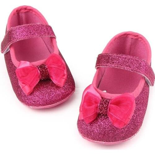 Girls Walking Shoes 2021 Spring Autumn Footwear Bow Decoration Flat With Shoes Cotton Fabric Shoes for Kids Homewear