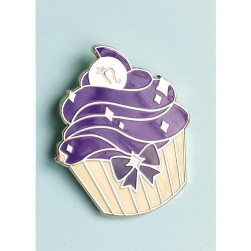 Sailor Moons Cup Cake Pastel Hard Enamel Pin Cute Cartoons Dessert Food Brooch Anime Fan Collection Badge Jewelry Unique Gift