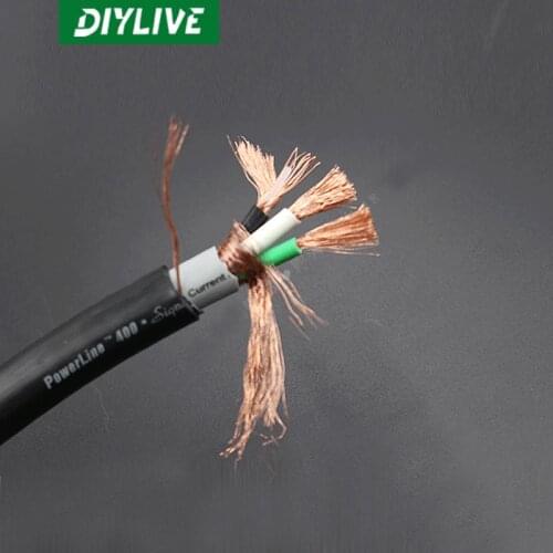 DIYLIVE Moster Monster pure copper Powerline 400 Hi-Fi/GB fired power cord audio power amplifier cable