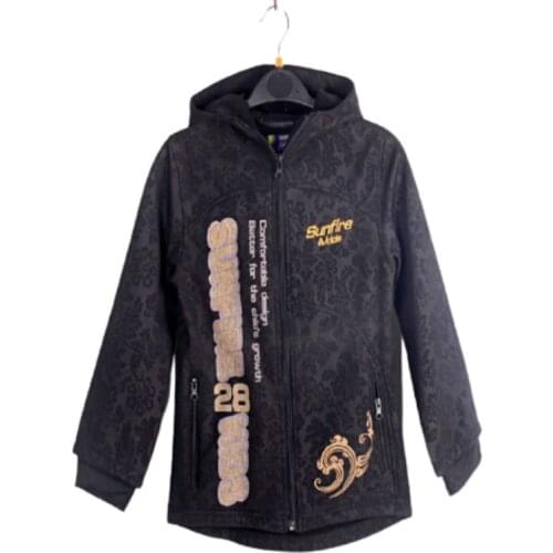 High Quality Children Autumn Winter Outdoor Soft Shell Sports Jacket 3-8 Years Boy Hooded Coat Kids Clothes