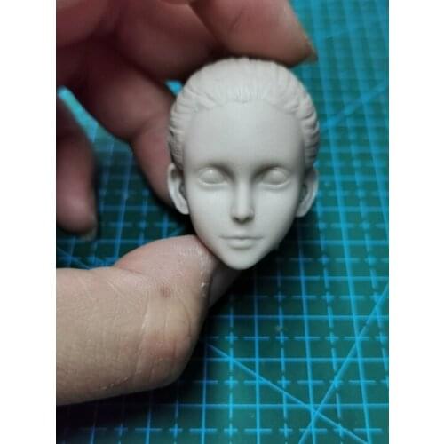 1/6 Scale Female Beauty Head Model Anime Cartoon Version for 12''Body DIY