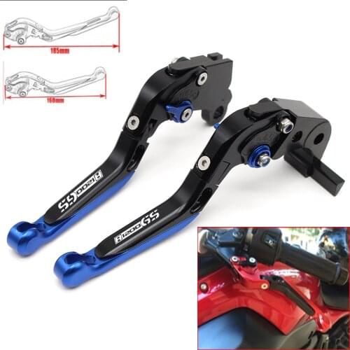 Motorcycle CNC Adjustable Foldable brake Clutch Levers for BMW R1200GS 2004-2012 with Logo (R1200GS)