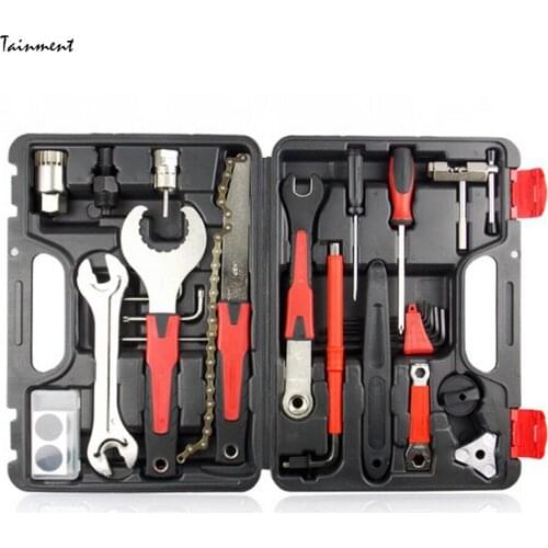 MTB Mountain Bike Repair Tool Kit Bicycle Flywheel Remover Socket Bottom Bracket Freewheel BB Spoke Crank Wrench Screwdriver Set