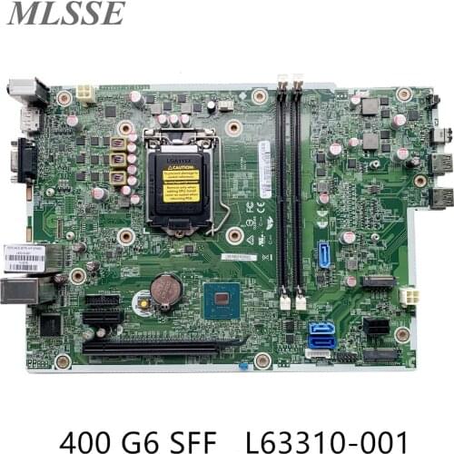 Original For HP Prodesk 400 G6 SFF Desktop Motherboard L63310-001 L64712-001 L49705-001 100% Tested Fast Ship
