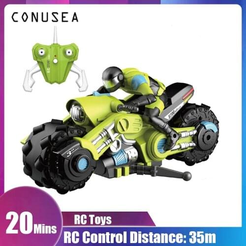 RC Car 1/10 Cool mini Moto RC Motorcycles model Remote Control Electric motorbike of children racing Cars Toys for boy kids gift