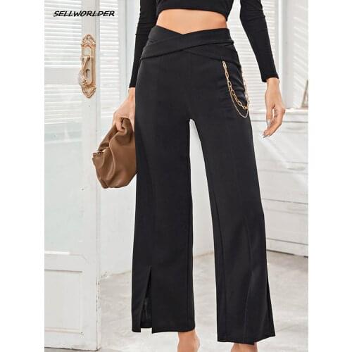 Женские брюки широкие SELLWORLDER China At AliExpress