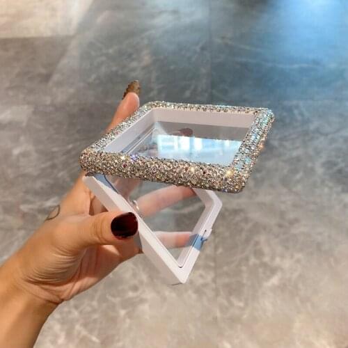 Glittering Jewelry Box Suspended Film Display Transparent Dust-proof Necklace Ring Earring Jewlery Organizer Bracelet Storage