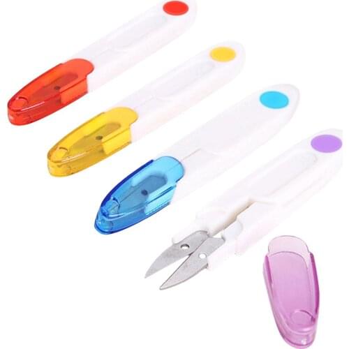 U Type Clippers Trimming Scissors Sewing Tool Beading Thrum Thread Cutter Nippers Universal For Plastic Bags, Papers