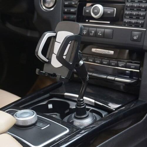 Universal 360 Degree Adjustable Car Phone Mount Gooseneck Cup Holder Stand Cradle for Cell Mobile Phone GPS