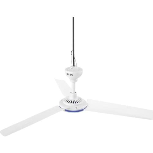 Ultrastrong Wind Summer Air Cooler DC 5V Ceiling Fan Portable Hanging USB Powered Tent Fans for Home Bed Camping Outdoor Office