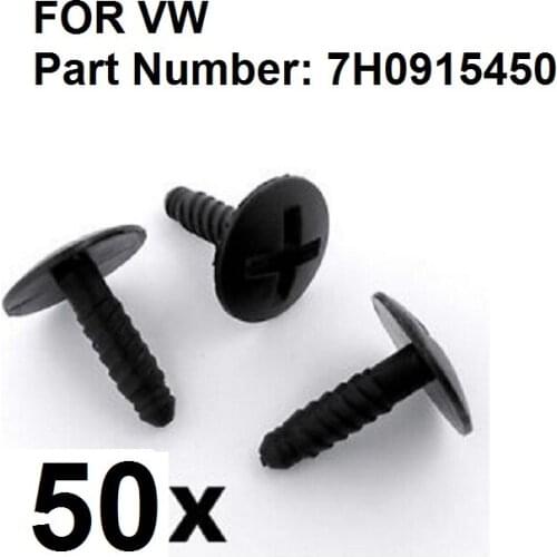 50x For VW Volkswagen T5 Transporter LT Headlight Engine Battery Grille Cover Screws 7H0915450
