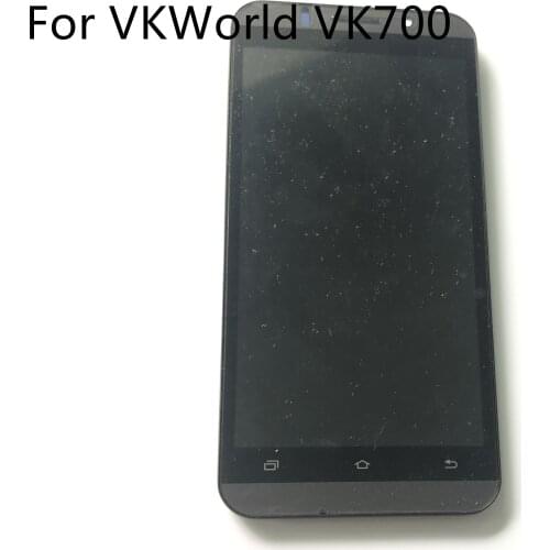Vkworld VK700 LCD Display + Touch Screen + Frame Used Original Digitizer Assembly Replacement Repair Accessories Free ship