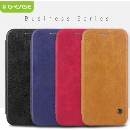 G-CASE for Samsung Galaxy S10 Plus 5G S10E J4 J5 J6 J7 J8 Prime Plus DUO PU Leather Folio Flip Wallet Protective Cover Case