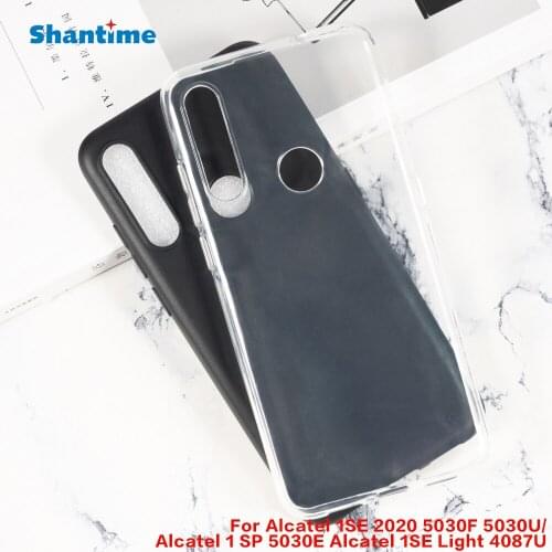 For Alcatel 1SE 2020 5030F 5030U Gel Silicone Phone Protective Back Shell For Alcatel 1 SP 5030E 1SE Light 4087U Soft TPU Case