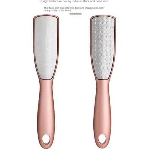 Double-Sided Grinding Stainless Steel Foot File Foot Grinder Rub Foot Board Foot Nursing Care Foot Grinding Rubbing Pedicure Foo