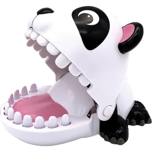Panda Teeth Toy Animal Biting Finger Dentist Game Toy For Kids Party Gathering Table Game Family Interaction Tricky Reliever Toy