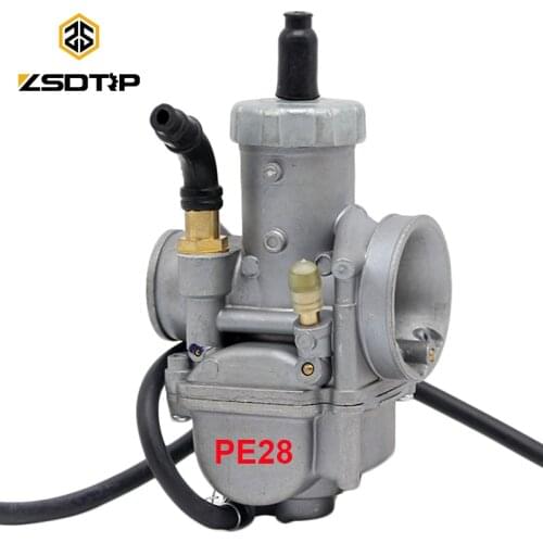 ZSDTRP For Keihin PE28 Carburetor 28mm Carb For ATV Quad Pit Dirt Motor Bike Scooter Moped Motocross Motorcycle