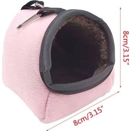 Hamster Cage Soft Small Animal Sleeping Bed Mini Mouse Hangable Nest HX6D