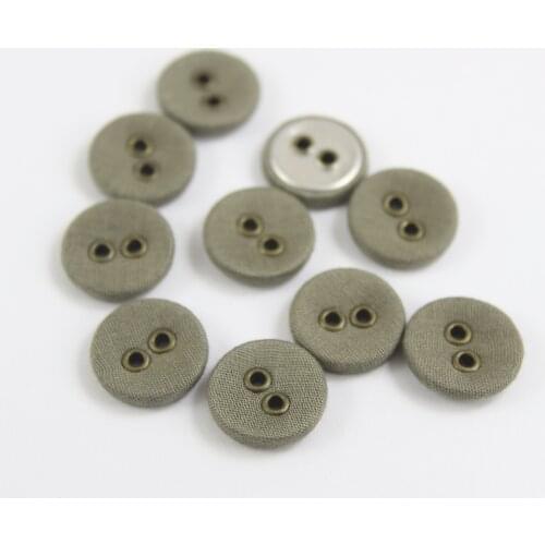 Middle Horn Green Buttons