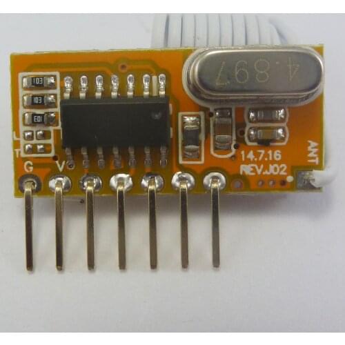 Dc 5v 315mhz 4ch Ev1527 Pt2262 Decoding Radio Frequency Receiver Module Plug-In Due Uno Mega2560