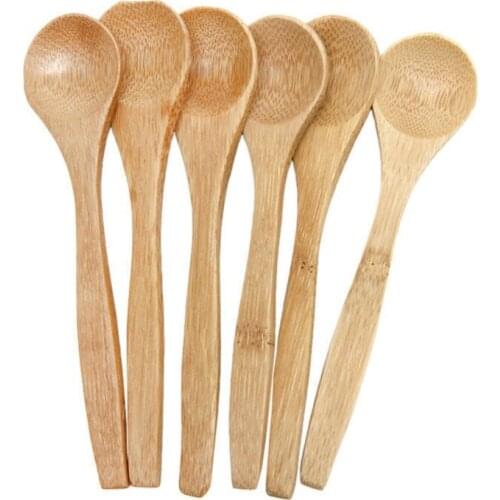 6 Pcs Set Bamboo Wooden Utensil Kitchen Cooking Tools Spatula Spoon Mixing New Kitchen Accessories