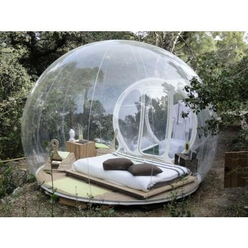 Transparent Bubble Hotel On Sale 3M 4M 5M Inflatable Bubble Tree With Fan Outdoor Camping Tent Igloo Tent Globe House Dome Tent