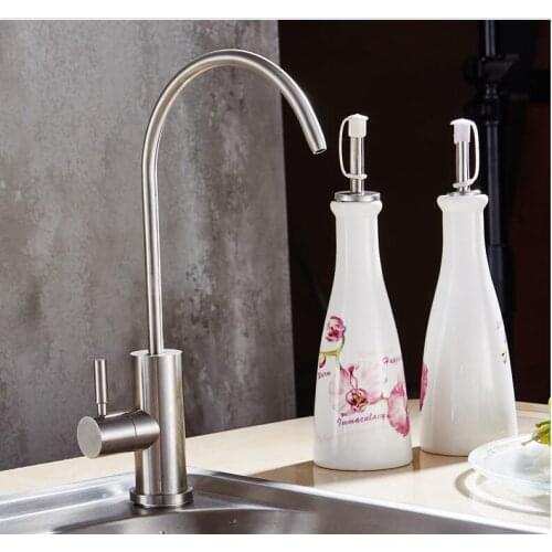New arrival top high quality 304 SS material kitchen water clarifier single cold sink faucet