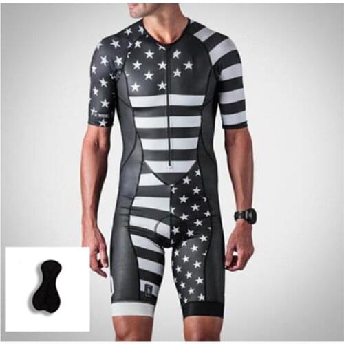 Mens Wholesale Custom Breathable Short Sleeves Cycling Jersey Custom ,Sublimation Printing Professional Triathlon Jumpsuit Suit