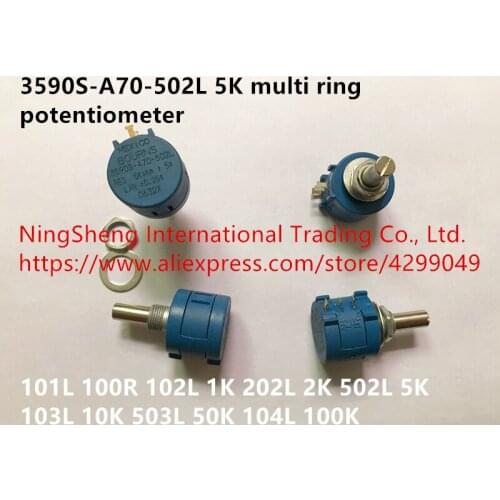 Original new 100% 3590S-A70-101L 101L 100R 102L 1K 202L 2K 502L 5K 103L 10K 503L 50K 104L 100K multi ring potentiometer (SWITCH)