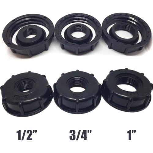 1/2" 3/4" 1" Female Thread IBC Tank Adapter Water Tap Connectors Valve Replacement Parts Garden Irrigation Connection Tools