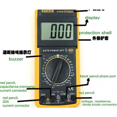 Цифровые мультиметры Phoebevpartstols China At AliExpress