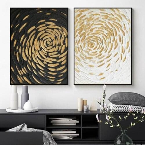 Hand-painted Poster Aisle Corridor Living Room Home Decoration Light Luxury Model Room Frameless Printing Hanging Painting Core