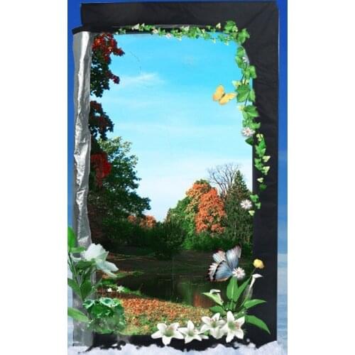 Grow Tent 60*60*140CM 600D for Indoor Hydroponics Greenhouse Plants Reflective Grow Room Box Plant Growing