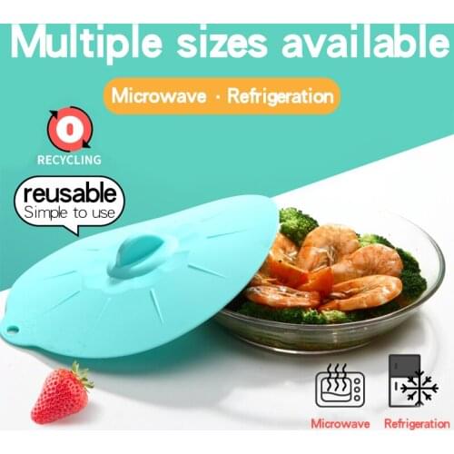 1Pcs Silicone Food Wrap Seal Cover Cling Film Fresh Food Cover Reusable Food Silicone fresh Cover Placemat Kitchen Tool