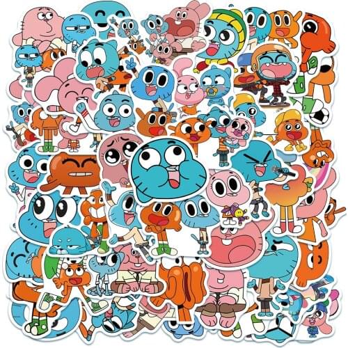 10/30/50PCS Animation Cartoon Forrest Gump World Graffiti Suitcase Laptop Waterproof Stickers Guitar Decoration Toys Wholesale