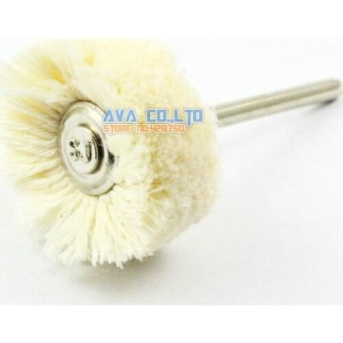 20 Pieces 20mm Wool Felt Buffing Polishing Wheel