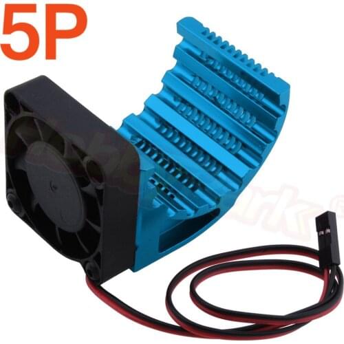 5pcs 42mm Heatsink Cooling Fan For RC Car Spare Parts Electric Motor 1515 4274 4268 HPI AXIAL