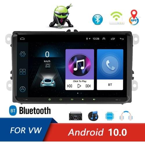 Car Android 9.1 2 Din radio GPS Navi Autoradio multimedia Player for Volkswagen VW EOS Golf 5 6 Touran Caddy Jetta Tiguan Canbus