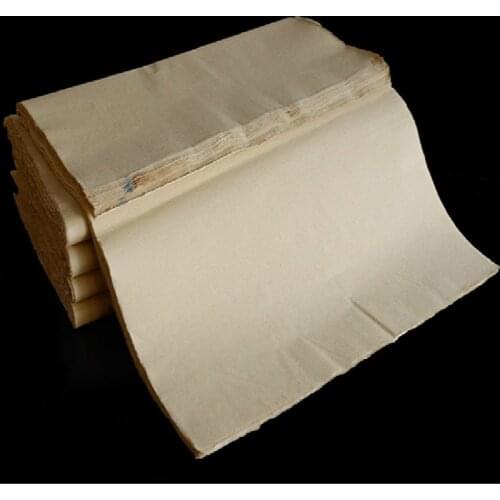 Bamboo Pulp Paper Chinese Rice Paper 70sheet Thicken Half-Ripe Xuan Paper for Chinese Painting Calligraphy Practice Papel Arroz