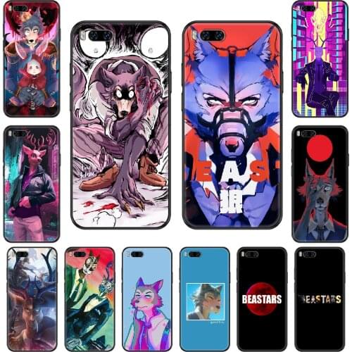BEASTARS Cartoon Phone case For Xiaomi Mi 6 8 9 A1 2 3 Max3 Mix2 Mix2S X T Lite Pro black tpu prime luxury hoesjes pretty shell