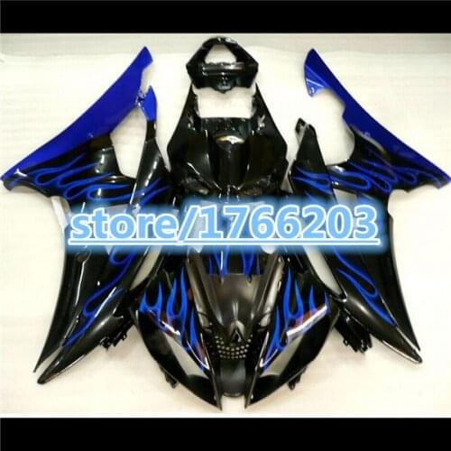 Pre_drilled aftermarket fairings for YZF R6 08 09 10 11 YZFR6 2008 2009 YZF-R6 08 09 2010 2011 fairing kit blue