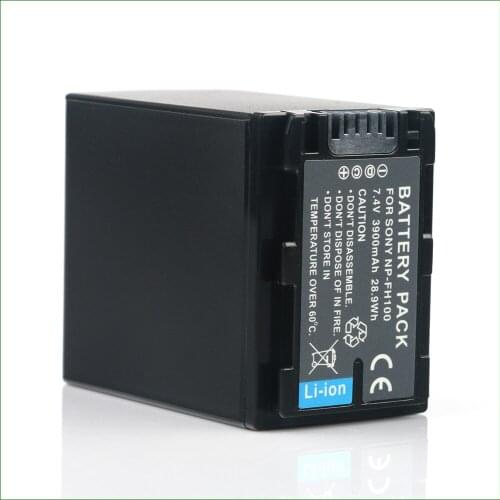 LANFULANG NP-FH100 NP FH100 NPFH100 Li-Ion Battery for Sony Camera/Camcorders NP-FH30 NP-FH40 NP-FH50 NP-FH60 NP-FH70